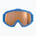 POC POCito Iris fluoreszierend blau/teilweise sonnig hellorange Kinderskibrille 2