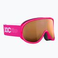 Kinder-Skibrille POC POCito Retina Jr S2 fluorescent pink/partly sunny light orange