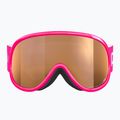 Kinder-Skibrille POC POCito Retina Jr S2 fluorescent pink/partly sunny light orange 3