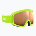 POC POCito Opsin fluoreszierende gelb/grün/teilweise sonnig hellorange Kinderskibrille