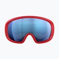 POC Fovea Mid prismane rot/teilweise sonnig blau Skibrille 2