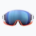 Skibrille POC Zonula Race hydrogen white/zink orange/partly blue 2