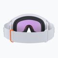 Skibrille POC Zonula Race hydrogen white/zink orange/partly blue 4