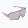 Fahrradbrille POC Aim purple quartz translucent/clarity road silver