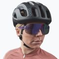Fahrradbrille POC Elicit purple quartz translucent/clarity road silver 7