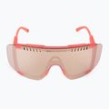 Fahrradbrille POC Devour ammolite coral translucent/clarity trail silver 4