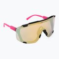 Fahrradbrille POC Devour fluo pink/uranium black translucent/clarity road gold 2