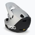 Fahrradhelm POC Coron Air MIPS argentite silver/uranium black matt 4
