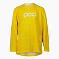 Kinder-Radsport-Langarmshirt POC Essential MTB aventurine yellow