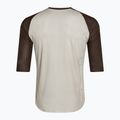 Fahrradtrikot Herren POC MTB Pure 3/4 light sandstone beige/axinite brown 2