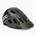 Fahrradhelm POC Kortal Race MIPS epidote green/uranium black metallic/matt