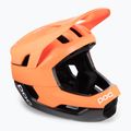 Fahrradhelm POC Otocon Race MIPS fluorescent orange avip/uranium black matt