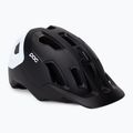 Fahrradhelm POC Axion Race MIPS uranium black matt/hydrogen white