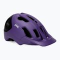 Fahrradhelm POC Axion Race MIPS sapphire purple/uranium black metallic/matt