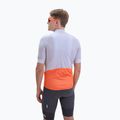 Fahrradtrikot für Männer POC Essential Road Logo granite grey/zink orange 3