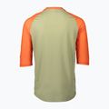 Fahrradtrikot für Männer POC MTB Pure 3/4 prehnite green/zink orange 2