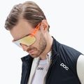 Fahrradbrille POC Elicit fluorescent orange translucent/clarity road gold 5
