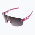Fahrradbrille POC Elicit actinium pink translucent/clarity road silver