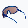 Fahrradbrille POC Devour opal blue translucent/clarity trail silver 3