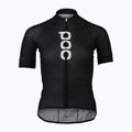 Fahrradtrikot für Frauen POC Essential Road Logo uranium black