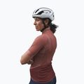 Fahrradtrikot für Frauen POC Essential Road Logo himalayan salt/garnet red 3