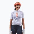 Fahrradtrikot für Frauen POC Essential Road Logo hydrogen white/granite grey