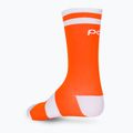 Radsocken POC Lure MTB Long zink orange/hydrogen white 2