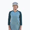Fahrradtrikot für Frauen POC MTB Pure 3/4 lt dioptase blue/dioptase blue