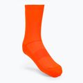 Radsocken POC Fluo Mid fluorescent orange