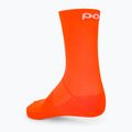 Radsocken POC Fluo Mid fluorescent orange 2