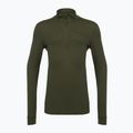 Thermoaktiver Sweatshirt Hoodie Herren Pinewood Abisko Merino Base Layer Half Zip d.mossgreen