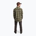 Herrenhemd Pinewood Lumbo oliv/wildlederbraun 2
