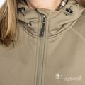 Damen-Trekking-Sweatshirt Pinewood Finnveden Hoodie mid khaki 6