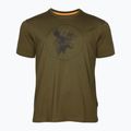 Pinewood Moose olivfarbenes Herren-T-Shirt 4
