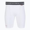 Kompressionsshorts mit Schrittprotektor Shock Doctor Compression weiß