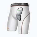 Herren Kampfsport-Shorts Shock Doctor AirCore Cup Compression white
