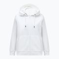 Damen Sweatshirt Hoodie Pullover Peak Performance Original Small Logo Zip off white 3