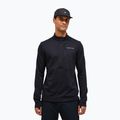 Fleecejacke für Herren Peak Performance Trail Polartec Power Grid Half Zip black