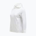 Damen-Trekkingsweatshirt Peak Performance Light Zip Hood off white 5