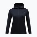 Damen-Trekkingsweatshirt Peak Performance Light Zip Hood black 4