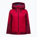 Damen-Skijacke Perak Performance Rider Tech Insulated vertical zenith/tech burgundy