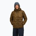 Damen-Daunenjacke Peak Performance Helium Down Hood meadow moss/sierra sand