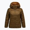 Damen-Daunenjacke Peak Performance Helium Down Hood meadow moss/sierra sand 6