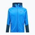 Herrenpullover Peak Performance Rider Essentials Zip Hood Azure Ascent/Mountain Lake