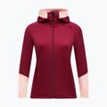 Damenpullover Peak Performance Rider Essentials Zip Hood Vertical Zenith/Peach Fuzz
