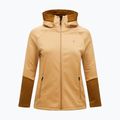 Damenpullover Peak Performance Rider Essentials Zip Hood Sierra Sand/Earthy Summit