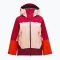 Damen-Skijacke Peak Performance Visilight GTX C-Knit 3L tech burgundy/peach fuzz 7