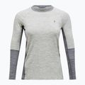 Damen Thermo-Langarmshirt Peak Performance Magic Crew Wool-Blend Baselayer medium grey melange 4