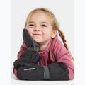 Didriksons Biggles Kinder Skihandschuhe Fäustlinge schwarz 6