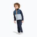 Didriksons Monte Half Button Kinder Fleece-Sweatshirt Wolke blau 2